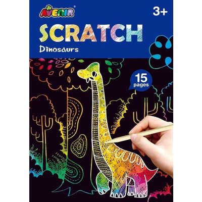 Škrabací kniha aktivit mini Dinosauři – Zboží Dáma