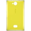Náhradní kryt na mobilní telefon Kryt Nokia Asha 503 zadní žlutý