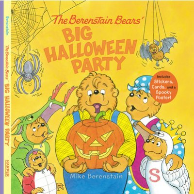 The Berenstain Bears' Big Halloween Party: Includes Stickers, Cards, and a Spooky Poster! Berenstain MikePevná vazba – Zboží Mobilmania