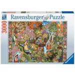 RAVENSBURGER Zahrada slunečních znamení 3000 dílků – Hledejceny.cz