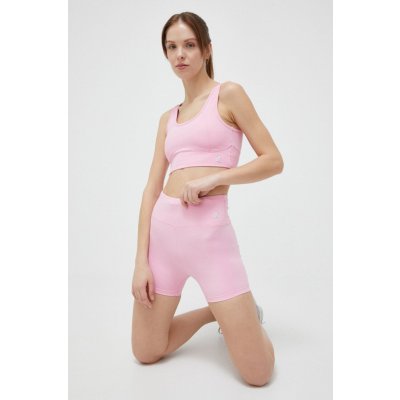 Juicy Couture Tréninkové šortky Liza hladké high waist JCSH222002.334 růžová