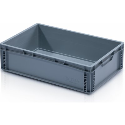 TBA Plastové obaly s.r.o. Plastová Euro přepravka 600 x 400 x 170 mm, plný úchyt – Sleviste.cz