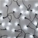 EMOS Vánoční osvětlení 50 LED řetěz 9 8 m šišky,venkovní i vnitřní studená bílá – Hledejceny.cz