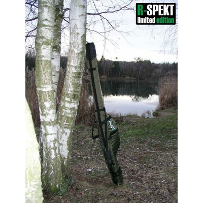 R-Spekt Pouzdro na 2 pruty polstrované khaki Double LUX s kapsou 11´ – Zboží Mobilmania