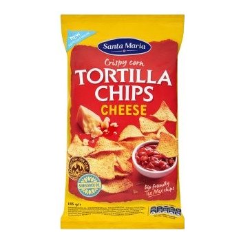 Santa Maria Tortilla chips sýrové 185g