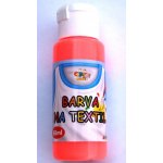 Barva na textil 60 ml fluorescent červená f. red – Zboží Dáma