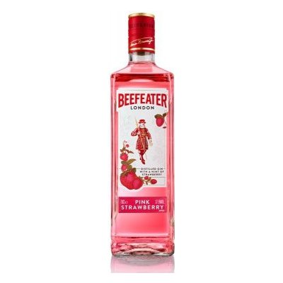 Beefeater Pink Gin Strawberry 37,5% 1 l (holá láhev) – Hledejceny.cz