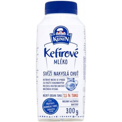 Kunín Kefírové mléko 1,5% 300 g – Zboží Dáma