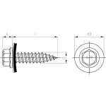 Šrouby bimetal do plechu, A2/CV: 4,5X38 – Hledejceny.cz