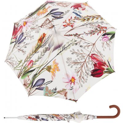 Doppler Manufaktur Elegance Boheme Paradise deštník luxusní dámský holový bílý – Zboží Mobilmania