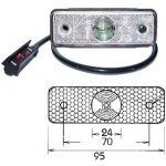 Svítilna poziční boční flatpoint 24v/1,3w 95x31x74,3 led bílá s kabelem 1,5m 31660409_A, , , – Hledejceny.cz