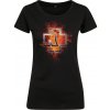 Dámská Trička RAMMSTEIN Rammstein Ladies Lava Logo černá