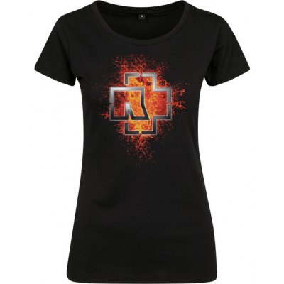 RAMMSTEIN Rammstein Ladies Lava Logo černá – Zboží Mobilmania