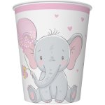 Pol-Mak Kelímek papírový PM 250ml Baby Elephant with pink Balloon 372081 – Sleviste.cz