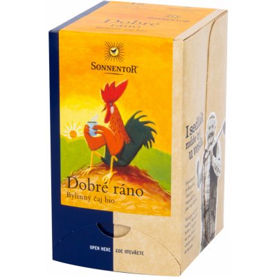 Sonnentor Dobré ráno Bio bylinný čaj 18 x 1,5 g – Zboží Dáma