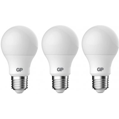 GP SADA 3x LED Žárovka A60 E27/8,6W/230V 2700K GP GP0012 – Zboží Mobilmania