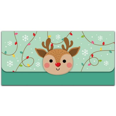 Albi Vánoční magnetická obálka na peníze - Sob – Zboží Dáma