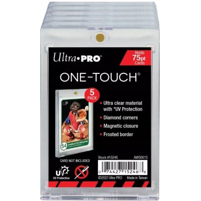 Ultra Pro UV One-Touch Magnetic Holder 75pt 5 pack obal na kartu – Hledejceny.cz