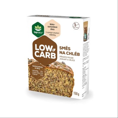 Topnatur Low Carb Směs na chléb 150 g – Zboží Dáma