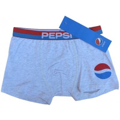Chlapecké boxerky Pepsi světle šedý melír – Zboží Mobilmania