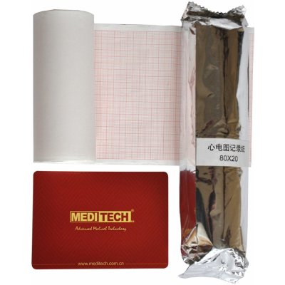 MEDITECH Equipment Co Ltd. EKG PAPÍR MEDITECH rolička 80 mm – Zboží Mobilmania