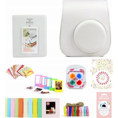 Pouzdro LoveInstant 8v1 Set Pouzdro Rámečky Fuji Instax Mini 11 Album bílá – Hledejceny.cz