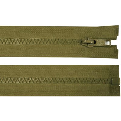 Kostěný zip No 5 délka 80 cm bundový Varianta: 298 zelená khaki tmavá, Balení: 1 ks – Hledejceny.cz