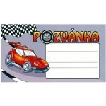 Dětská pozvánka na párty - Auto, bal. 10 ks – Zboží Dáma