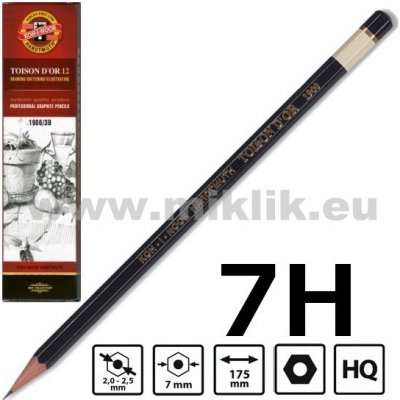 Koh-i-Noor 1900 7H grafitová tužka – Zboží Živě