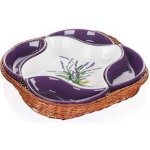 Banquet miska v košíku LAVENDER 5 dílů 28 cm – Zboží Mobilmania