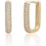 Sparkling Jewels Pozlacené visací náušnice s kubickými zirkony EAG24 – Hledejceny.cz