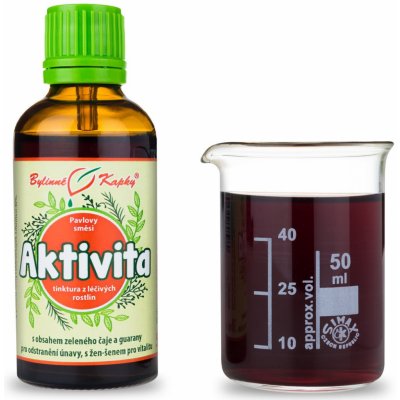 Bylinné kapky Aktivita kapky tinktura 50 ml – Hledejceny.cz