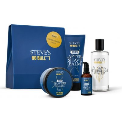 Steve's No Bull***t Sandalwood krém na holení 100 ml + balzám po holení 100 ml + olej před holením 50 ml + Šumava voda po holení 100 ml – Zbozi.Blesk.cz