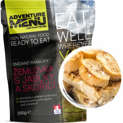 Adventure Menu Žemlovka s jablky a se skořicí 250 g – Zboží Dáma