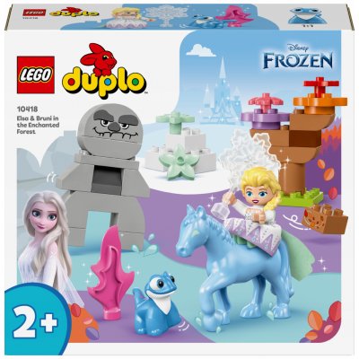 LEGO® DUPLO 10418 Elsa a Bruni v začarovaném lese