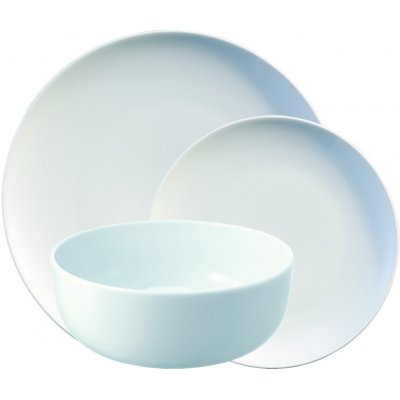 LSA International Dine porcelánový jídelní servis bílý 12 ks