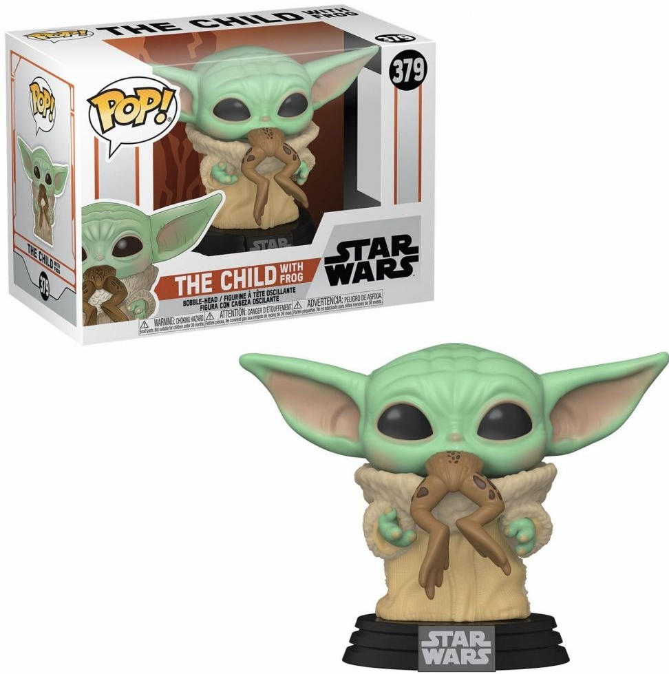 Funko Pop! 379 Star Wars The Mandalorian The Child with Frog Baby Yoda