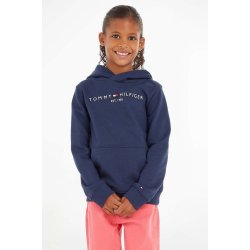 Tommy Hilfiger Mikina Essential Hoodie KS0KS00213 Tmavomodrá