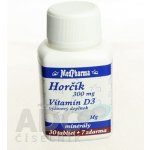 MedPharma Hořčík 300 mg + vit.D3 37 tablet – Hledejceny.cz