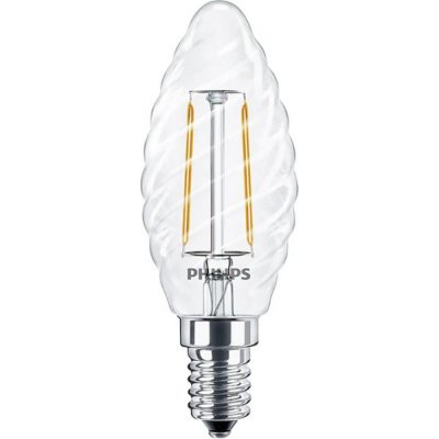 Philips Lighting 34772400 LED EEK2021 E A G E14 svíčkový tvar, stočený 2 W = 25 W teplá bílá – Zboží Mobilmania