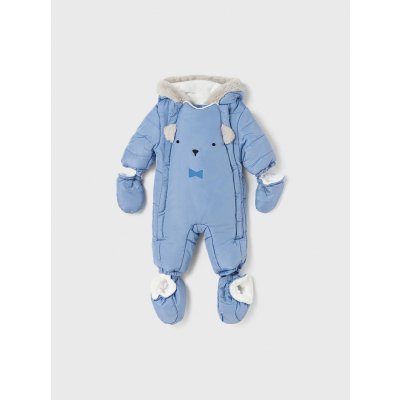 Kombinéza zimní s kožešinkou HVĚZDY modrá NEWBORN Mayoral – Hledejceny.cz