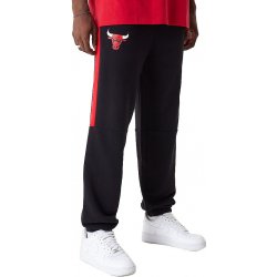 New Era tepláky Colour Block Jogger NBA Chicago Bulls Black/Faded Red