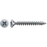 SPAX vruty 4x30mm Pz zápustná hlava, plný závit, pozink, 200ks – Hledejceny.cz