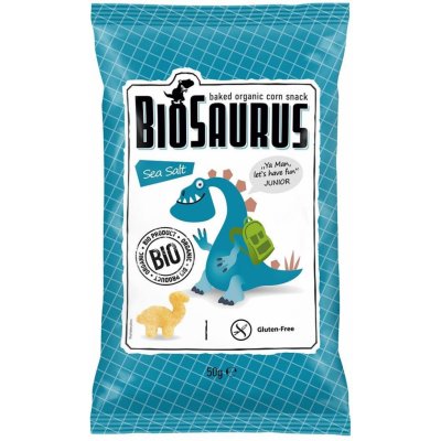 Mclloyd´s McLLOYDS Biosaurus snack mořská sůl 50 g – Zboží Mobilmania