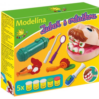 Kids World Modelína zubař s vrtačkou ZB – Zboží Mobilmania