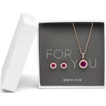 Bering dárková sada náhrdelník naušnice Bering Arctic Symphony WithLove-Set-P – Zboží Dáma