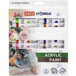 Easy akrylové barvy 24 ks – Zboží Dáma
