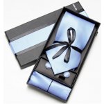 Dárková sada kravata kapesníček a manžetové knoflíky Blue – Zboží Dáma