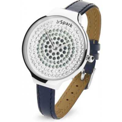 Spark se Swarovski Elements Spotty modré ZSP33NM