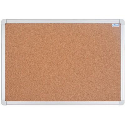 AVELI XRT-00123 Korková nástěnka 90 x 60 cm Korková nástěnka AVELI 90x60, hliníkový rám – Hledejceny.cz